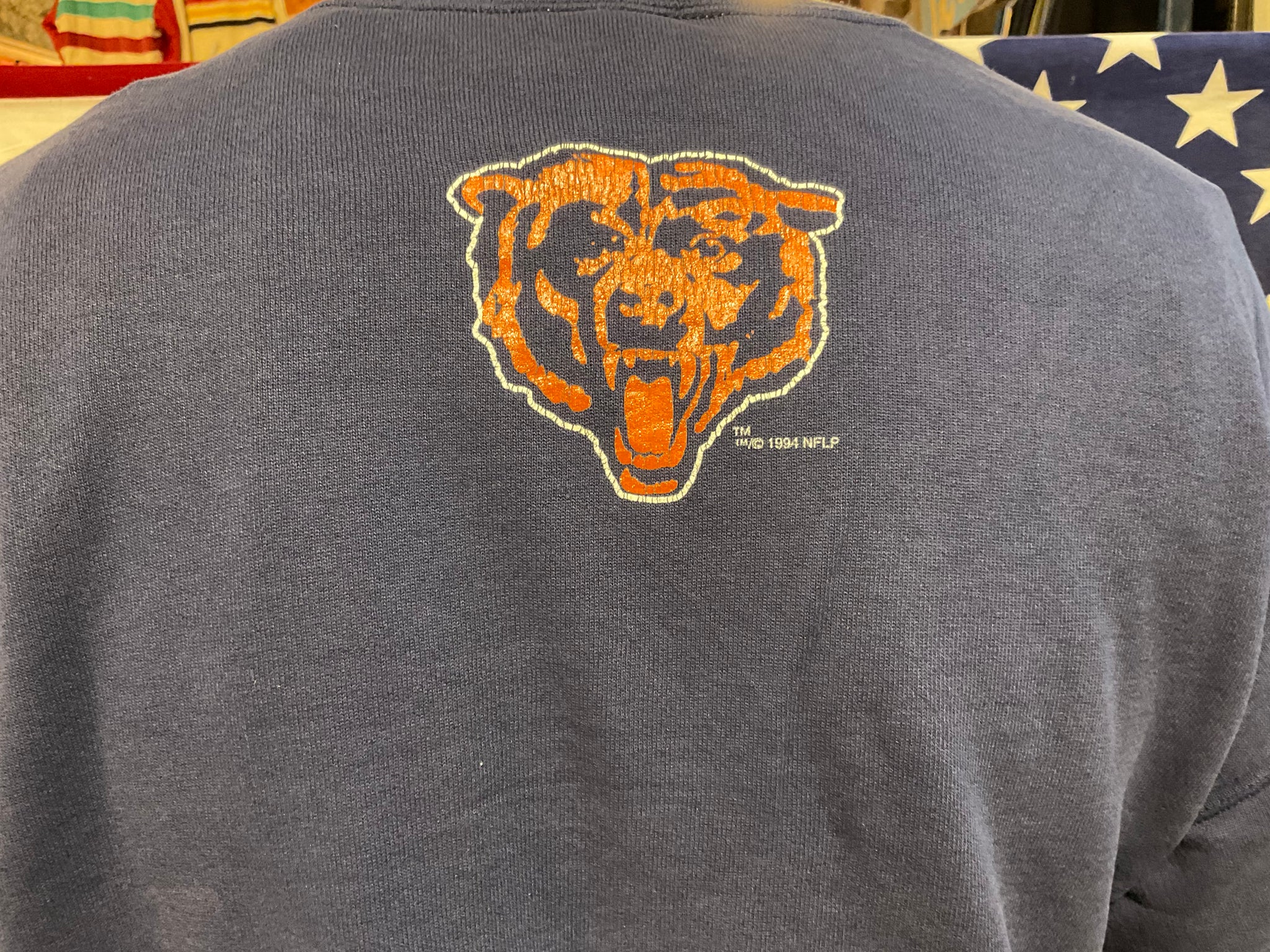 NFL Chicago Bears™️ 1994 Vintage Crew Sporting Sweat Champknit™️ for Team Hanes™️Made in USA