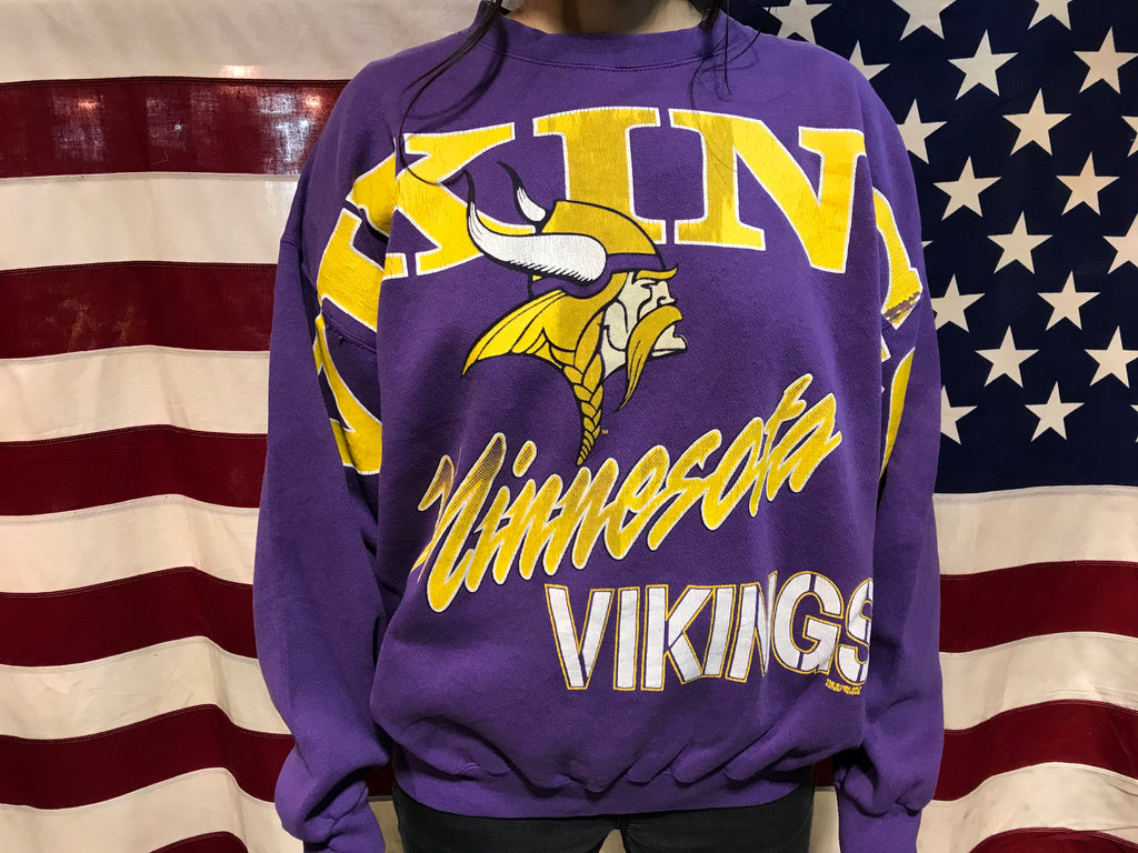 Minnesota Vikings NFL 1994 Vintage Crew Sporting Sweat
