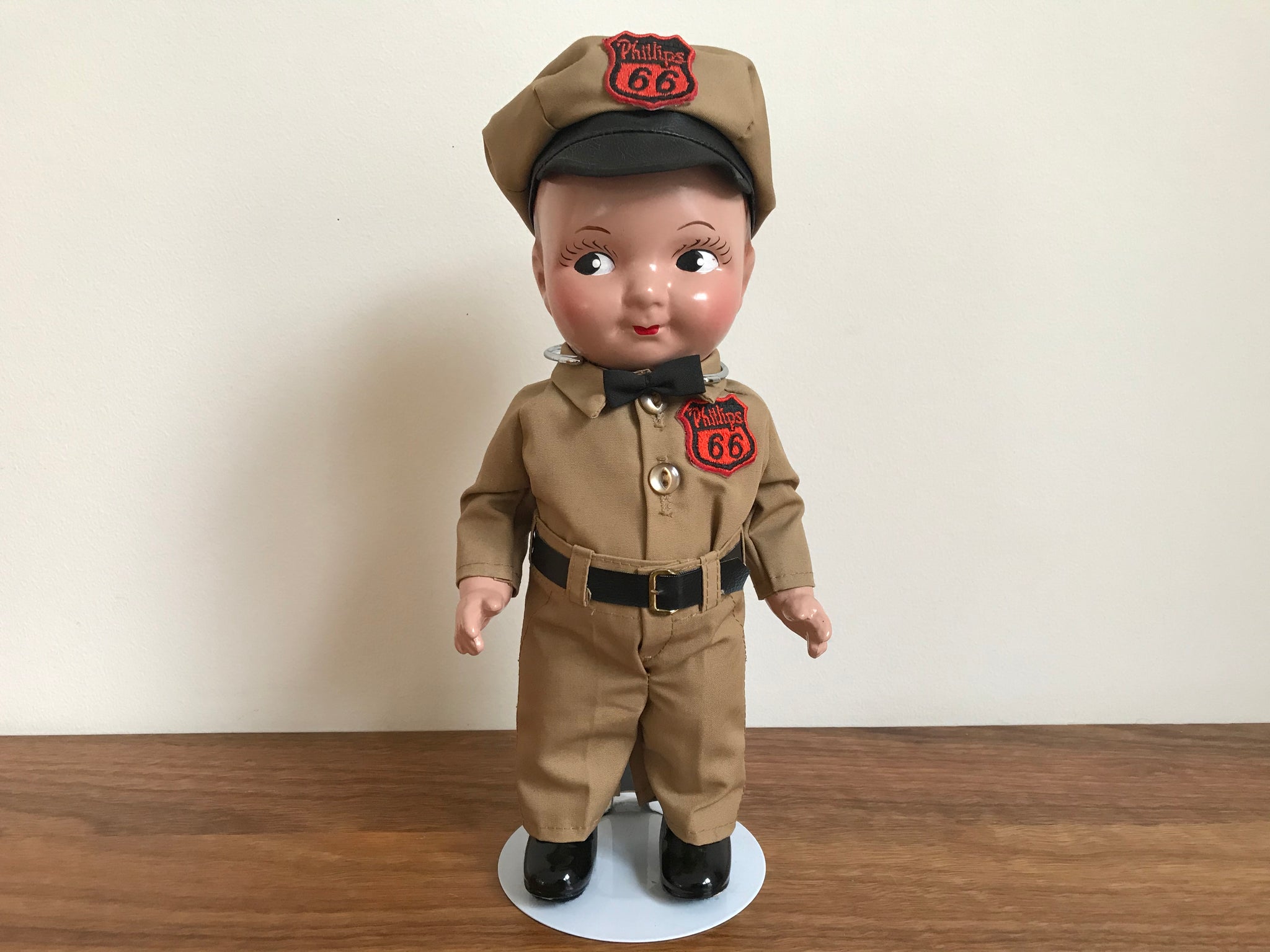 Phillips 66 “ Lil Phil “ 90’s Station Attendant Rare Collector Doll Phil - No 1 Series by Ames Doll Co , Inc USA