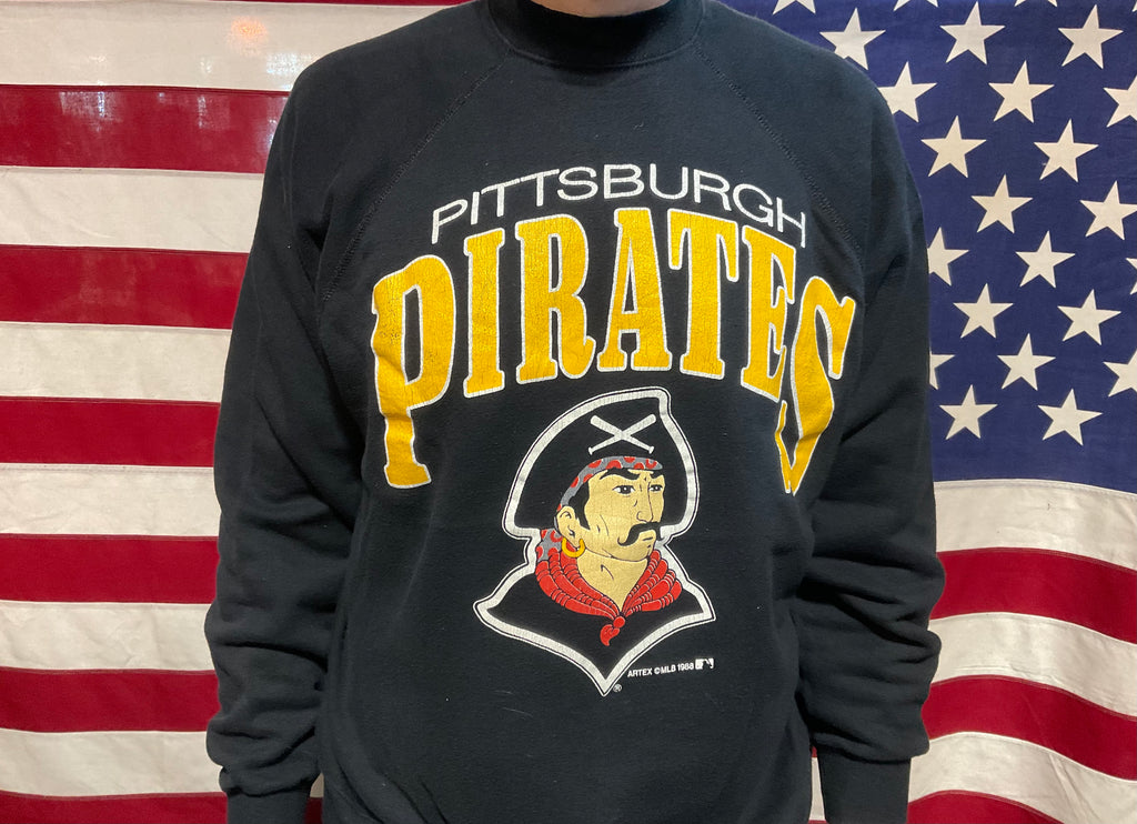 Pittsburgh Pirates MLB 1988 Vintage Crew Sporting Sweat by Tultex ®️Made in USA