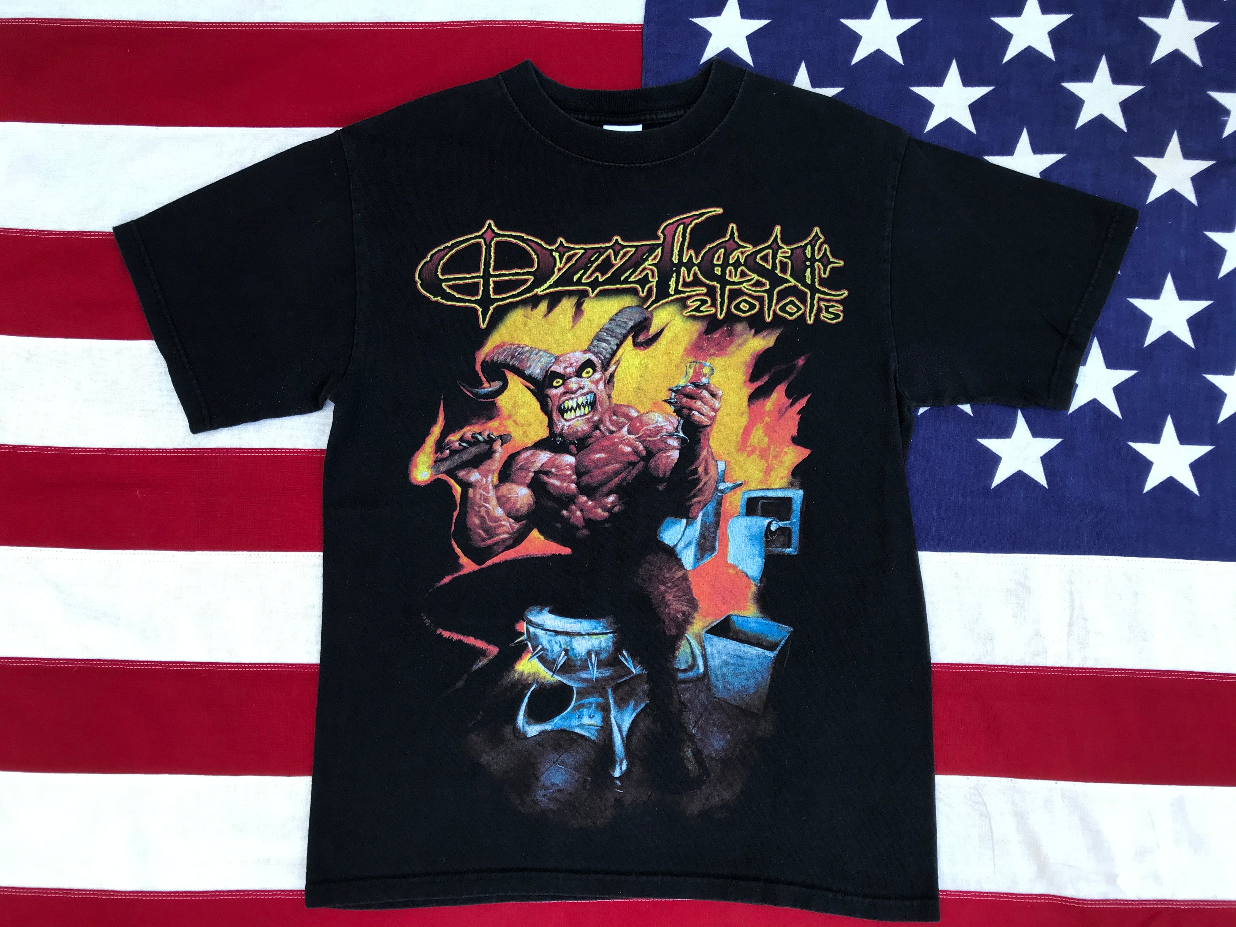 OZZY Osborne OZZFEST 2005 Original Vintage Rock T-Shirt by Anvil
