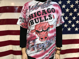 Chicago Bulls The 1991 NBA Finals Vintage Magic Johnson T's Crew T