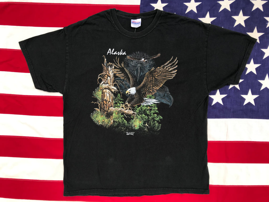 Animal Print 90’s Vintage T-shirt “ Eagles “ by Polar Graphics, USA ©️Gardner - Artist
