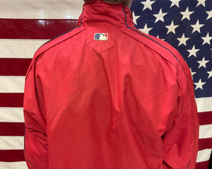 Boston Red Sox MLB Vintage 90’s Mens Nylon Lined Jacket By Majestic®️Authentic Collection™️
