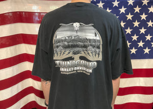 Harley Davidson Vintage Mens T-Shirt Print Year 2006 Albuquerque, New Mexico
