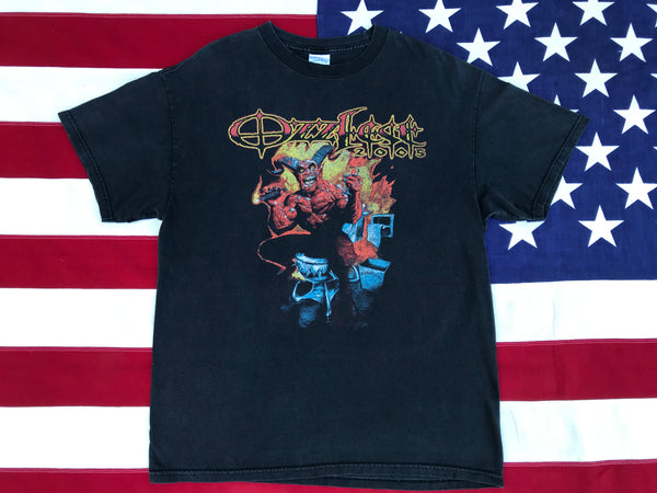 OZZY Osborne OZZFEST 2005 Original Vintage Rock T-Shirt by