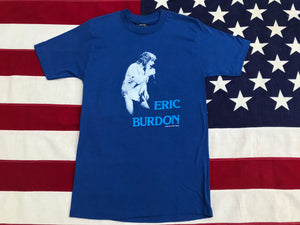 Eric Burdon  “ The Eric Burdon Band 1986 Summer Tour “ Original Vintage Rock T-Shirt by Sneakers Made in USA
