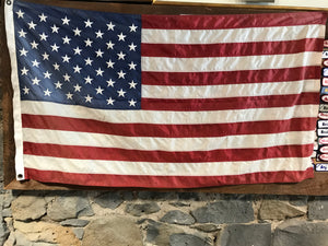 USA - United States America Vintage 80’s-90’s Flag Embroidered Stars