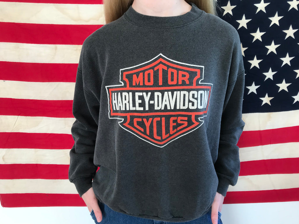 Harley Davidson 90’s Vintage Crew Sweat - Texas Longhorn Made in USA