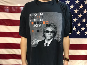 Bon Jovi 2000 “ Crush “ Concert Tour Original Vintage Rock T-Shirt by Allsport USA