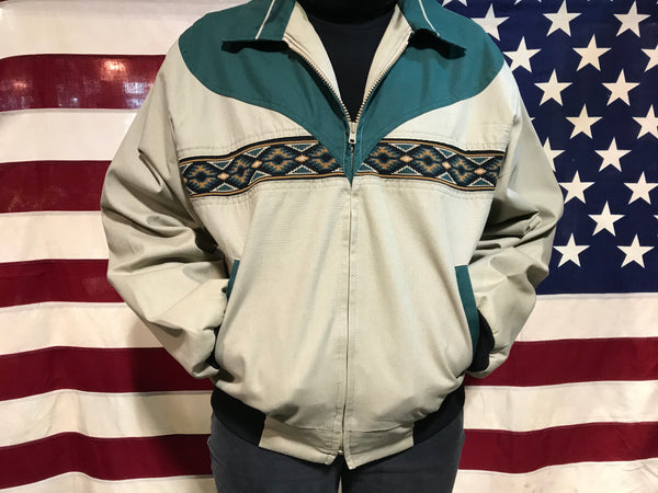 Aztec 90's Vintage Bomber Jacket by Canyon Guide Outfitters Made