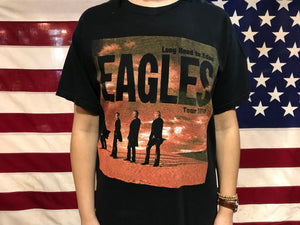 Eagles Long Road To Eden USA Tour 2010 Original Vintage Rock T-Shirt by Hanes