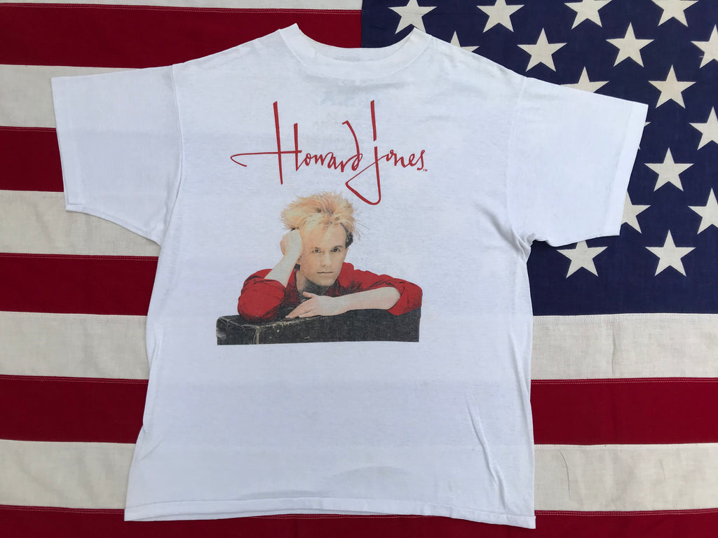 Howard Jones TM “ USA Summer 1985 Tour “  Original Vintage Rock T-Shirt by Rockit Made In USA