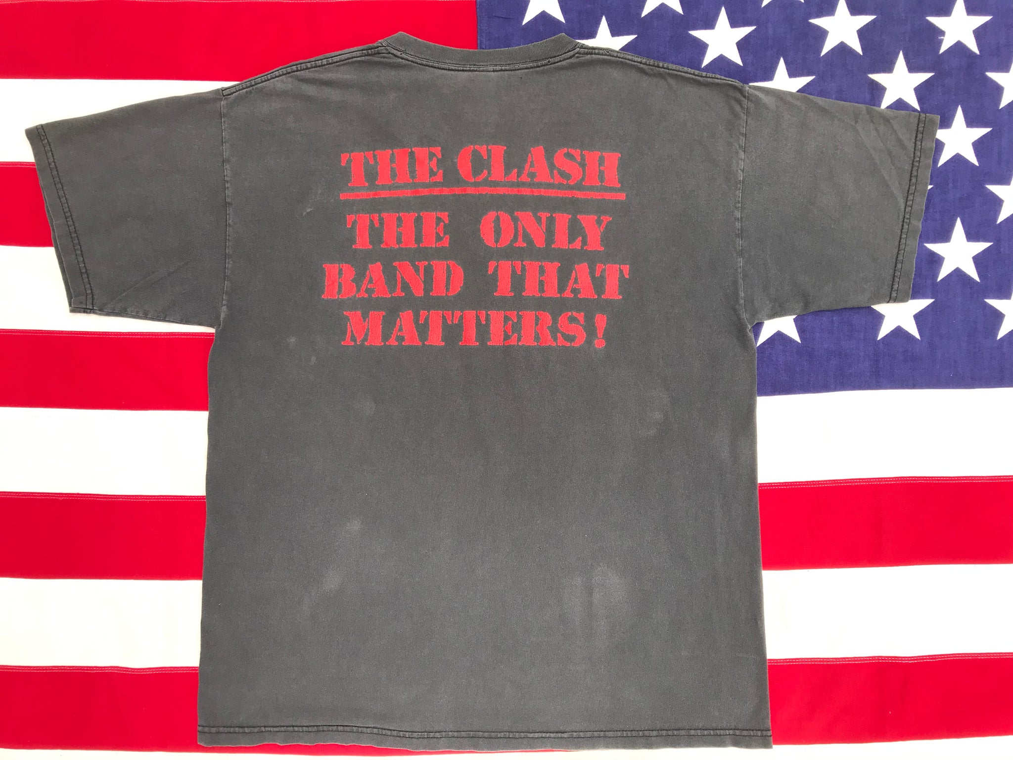The Clash RARE 80’s 90’s  “ The Only Band That Matters “  Original Vintage Rock T-Shirt by Gildan USA