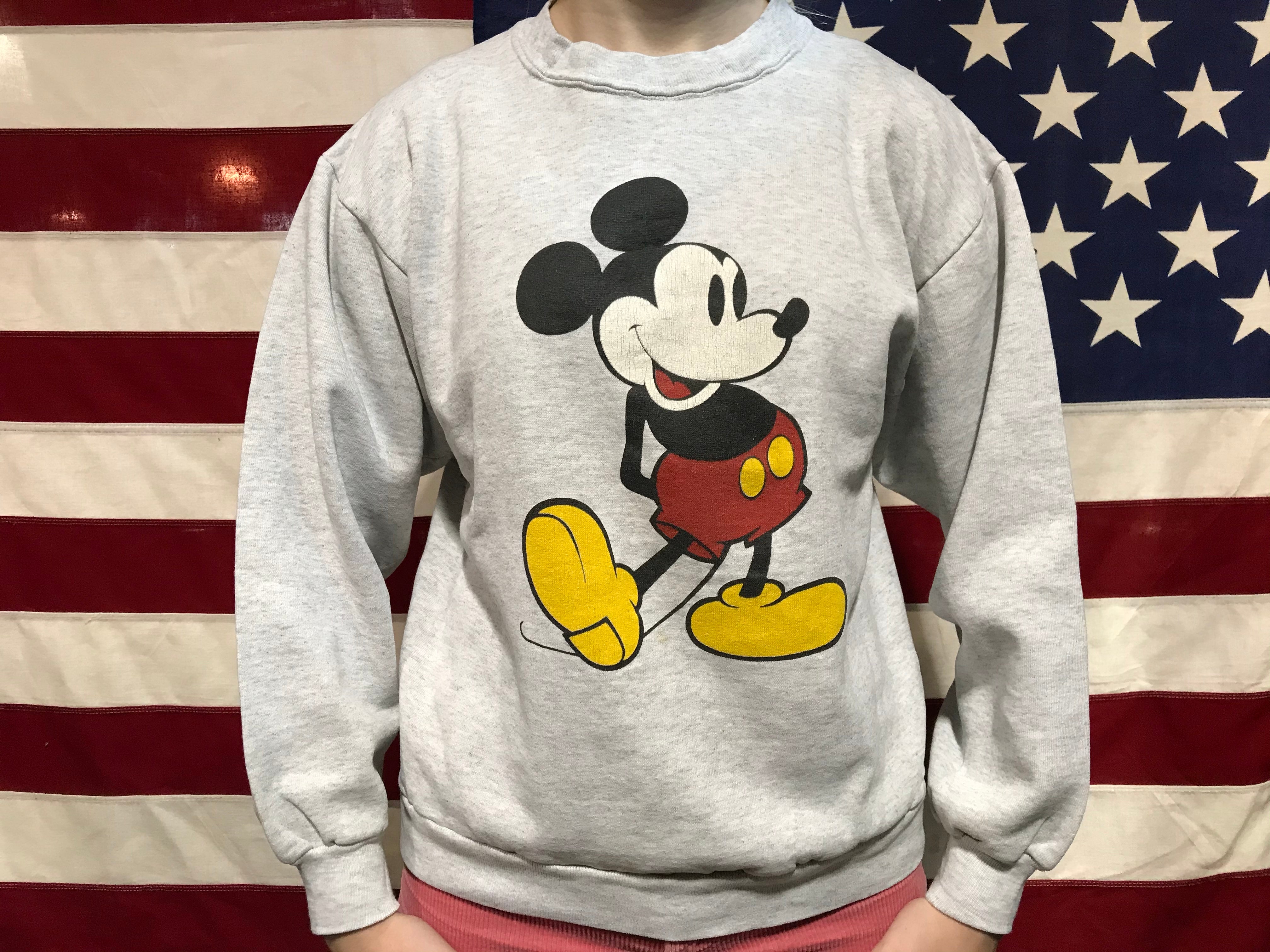 90'S DISNEY MICKEY MADE IN USA SIZE XL VINTAGE SWEAT SHIRT