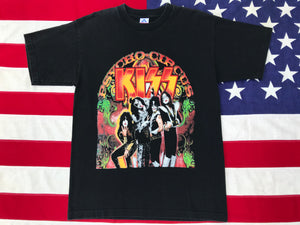 Kiss 1998 “ Psycho Circus Halloween Night - Dodger Stadium “ Original Vintage Rock T-Shirt by AAA USA