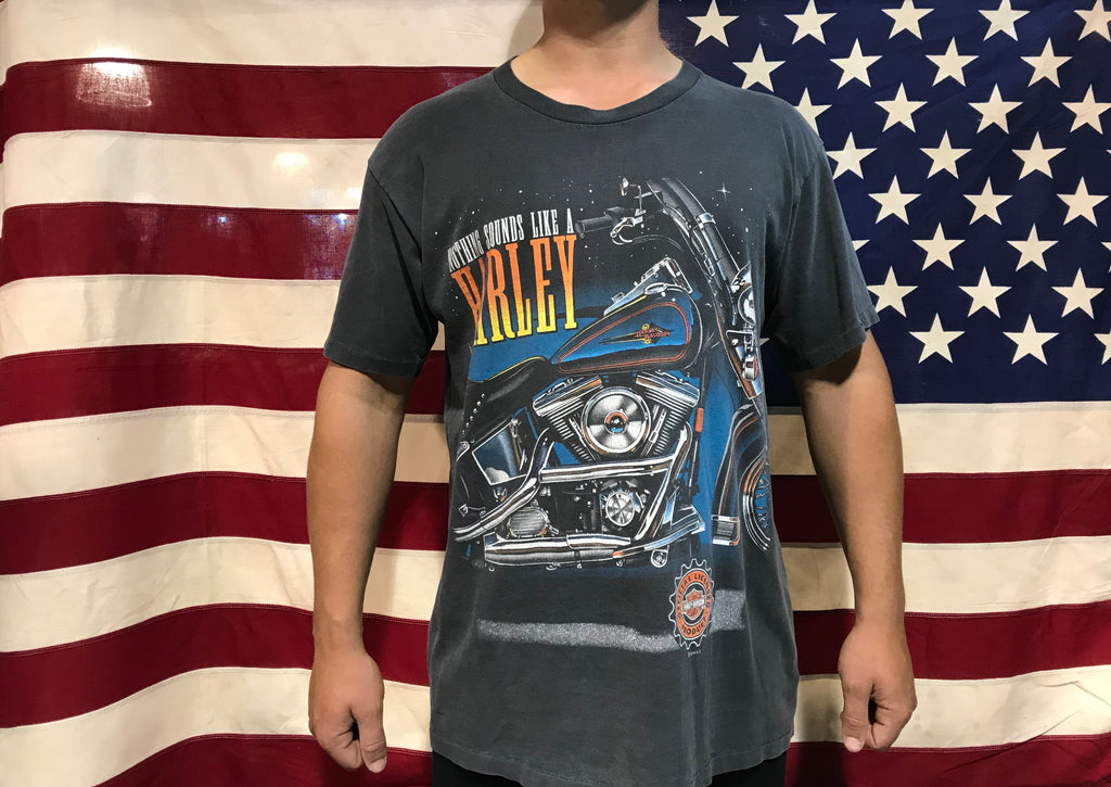 Harley Davidson 90’s Vintage T-Shirt - Nothing Sounds Like A Harley©️1996 H-D Made in USA