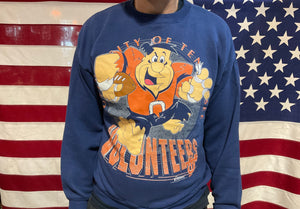 University of Tennessee Knoxville Volunteers®️The Flintstones™️90’s Vintage Crew Sweat by League Leader - Made in USA