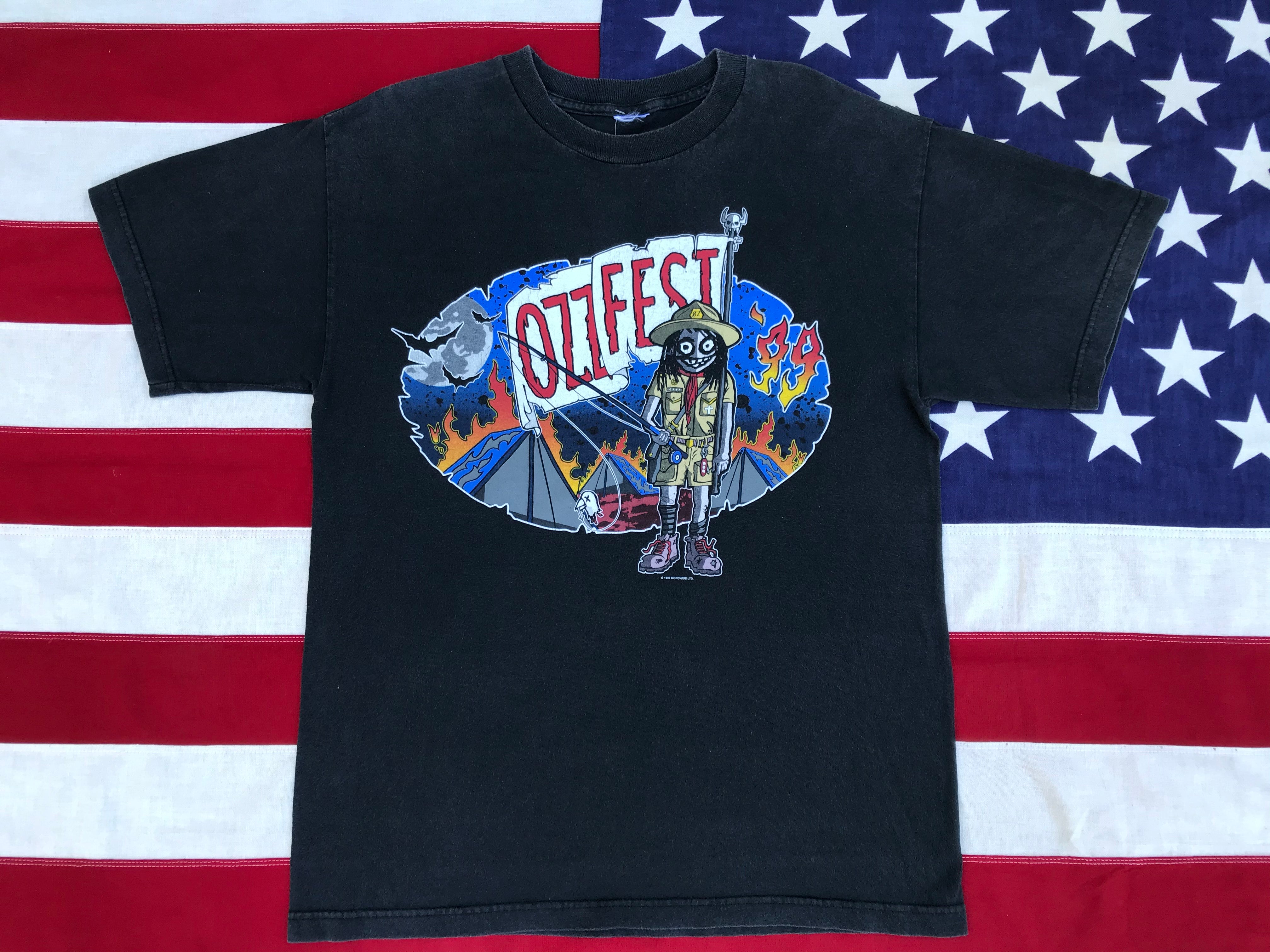 OZZY Osborne THE OZZFEST '99 Original Vintage Rock T-Shirt