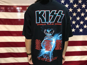 Kiss The Farewell Tour 1973-2000 Original Vintage Rock T-Shirt by All Sport Made in USA
