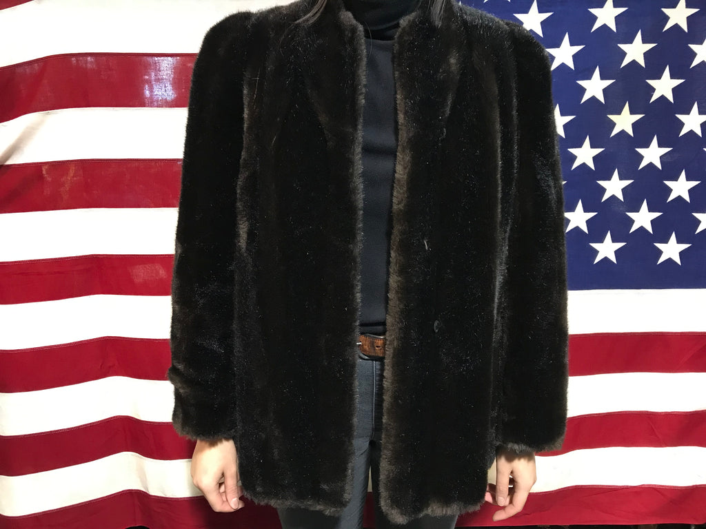 Intrigue Faux Fur 80’s Vintage Jacket