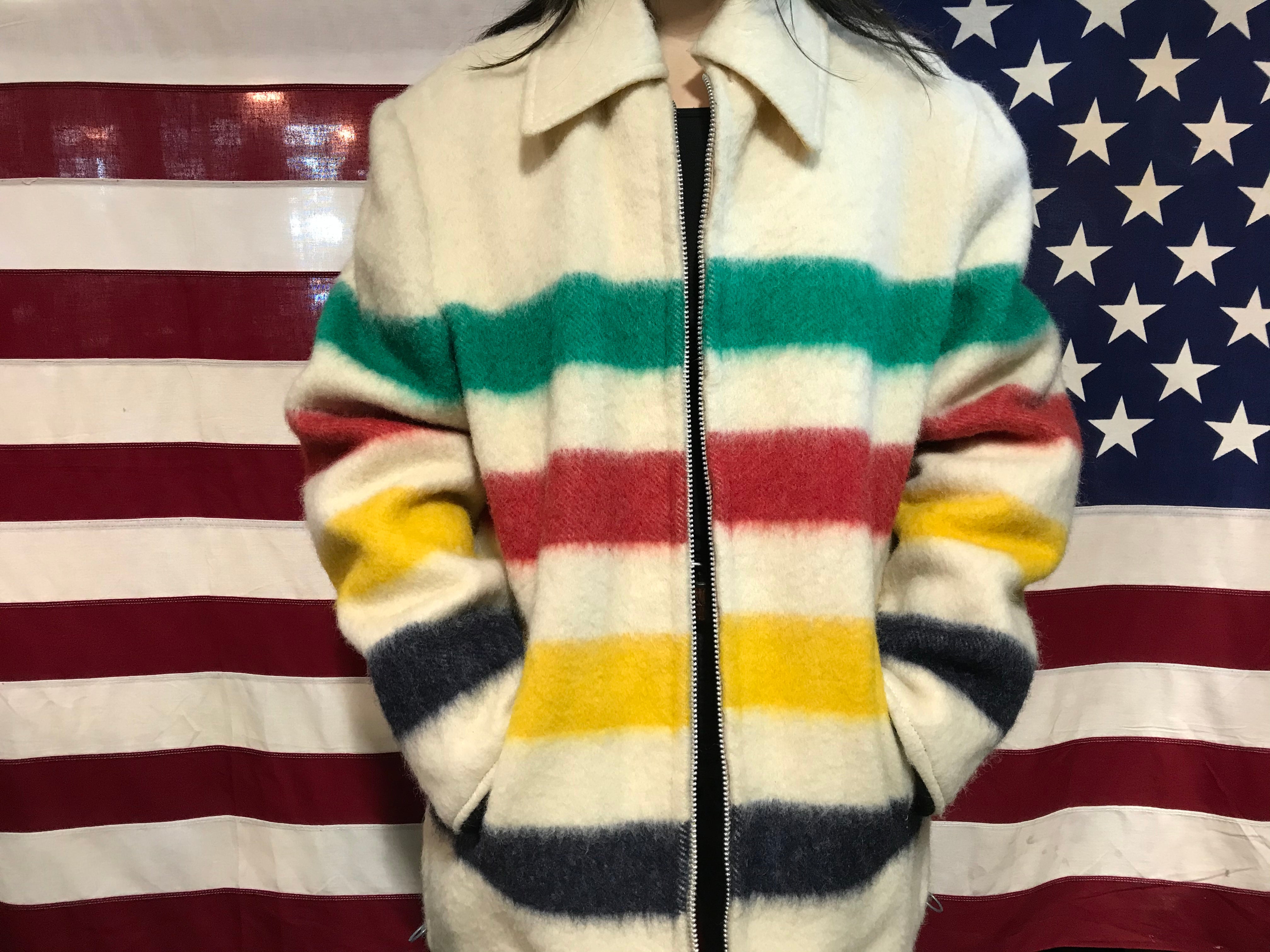 70s HUDSON'S BAY ウールジャケット カナダ製 リバーシブル A0B9D9CF-A3C9-4DE4-8C33-