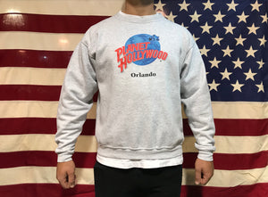 Planet Hollywood “ Orlando “ 90’s Vintage Crew Sweat Made In USA