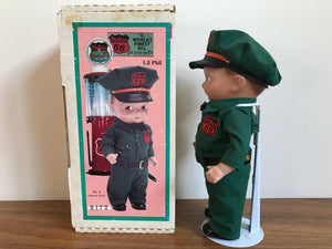 Phillips 66 “ Lil Phil “ 90’s Station Attendant Rare Collector Doll Phil - No 2 Series by Ames Doll Co , Inc USA