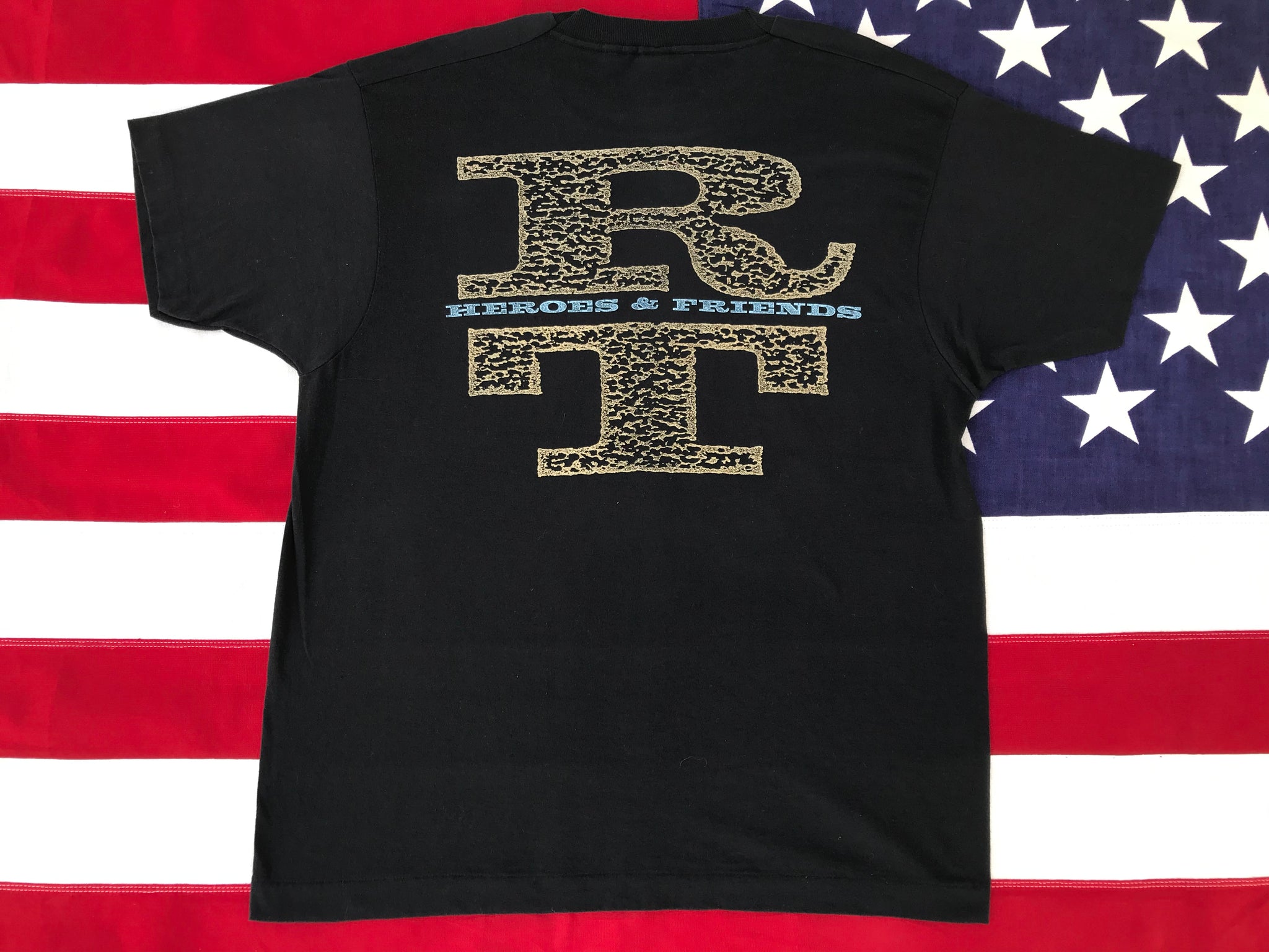 Randy Travis Heroes & Friends 1991 Original Vintage Rock T-Shirt by Screen Stars®️Made in USA