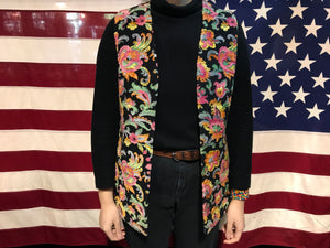 Tapestry 70’s Vintage Vest Multi Bright Floral