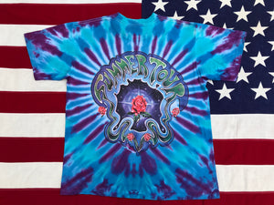 Grateful Dead - M.DuBois “ Summer Tour 1993 “ Original Vintage Rock Tie Dye T-Shirt by Anvil Made in USA