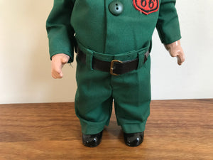 Phillips 66 “ Lil Phil “ 90’s Station Attendant Rare Collector Doll Phil - No 2 Series by Ames Doll Co , Inc USA
