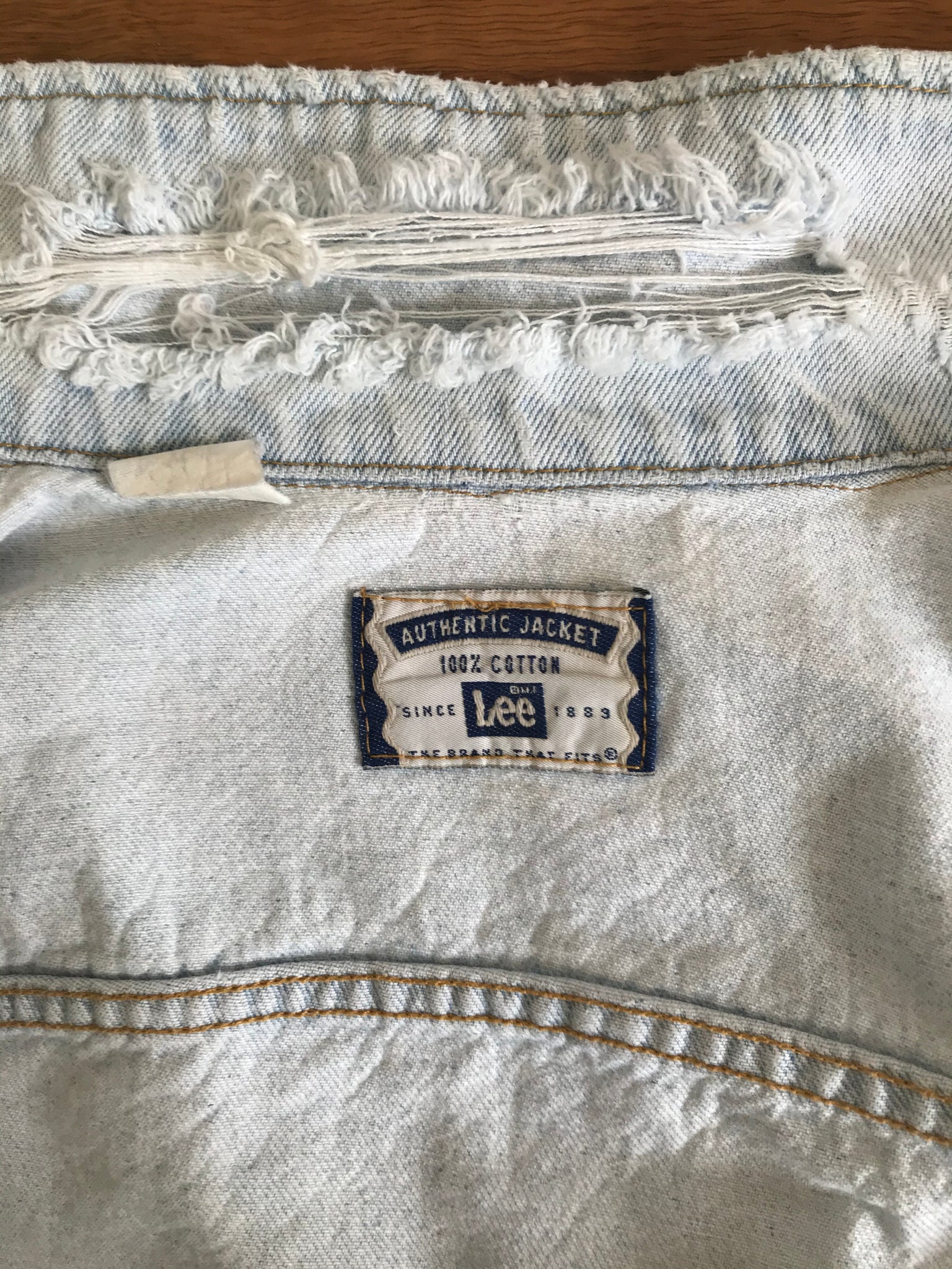 Lee Denim 90’s Vintage Mens Trucker Jacket