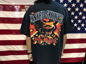 Lynyrd Skynyrd 2001 Deep Purple - Ted Nugent  Nth American Tour Concert Original Vintage Rock T-Shirt