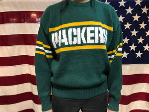 GreenBay Packers NFL Vintage Logo 80’s Crew Knit