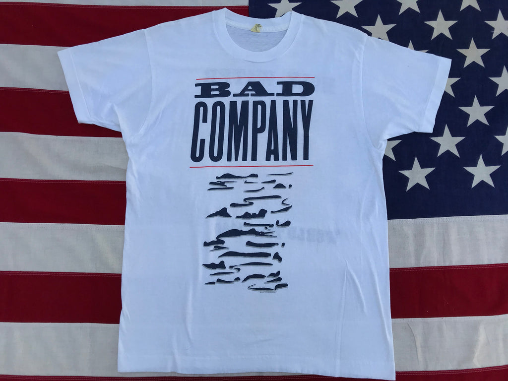 Bad Company  “ Holy Water “ World Tour 1990 Original Vintage Rock T-Shirt by Screen Stars USA