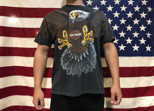 Harley Davidson Vintage T-Shirt - 1993 Eagle Buffalo NY