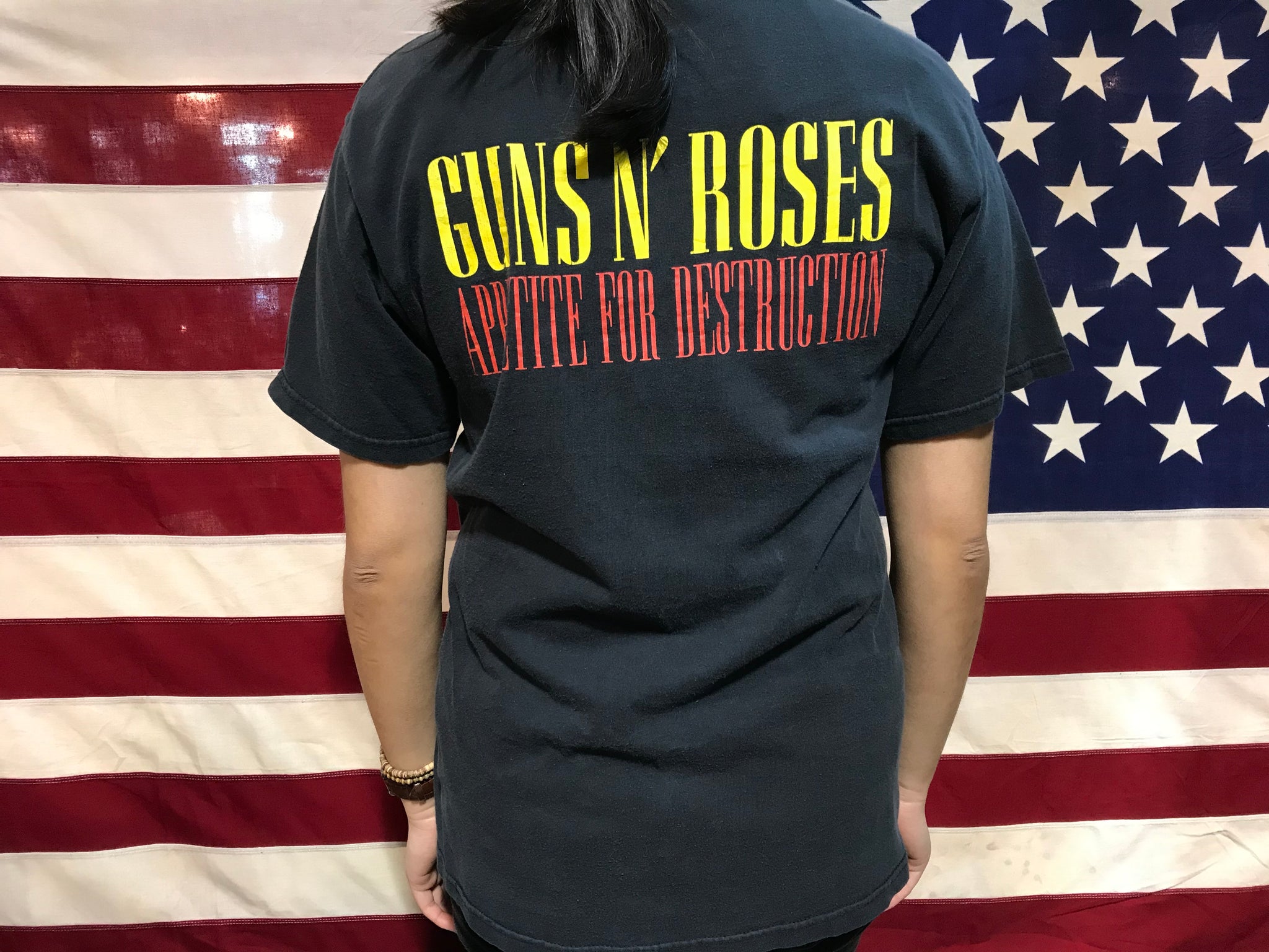 Guns N’ Roses Appetite For Destruction Original Vintage Rock T-Shirt by Hanes