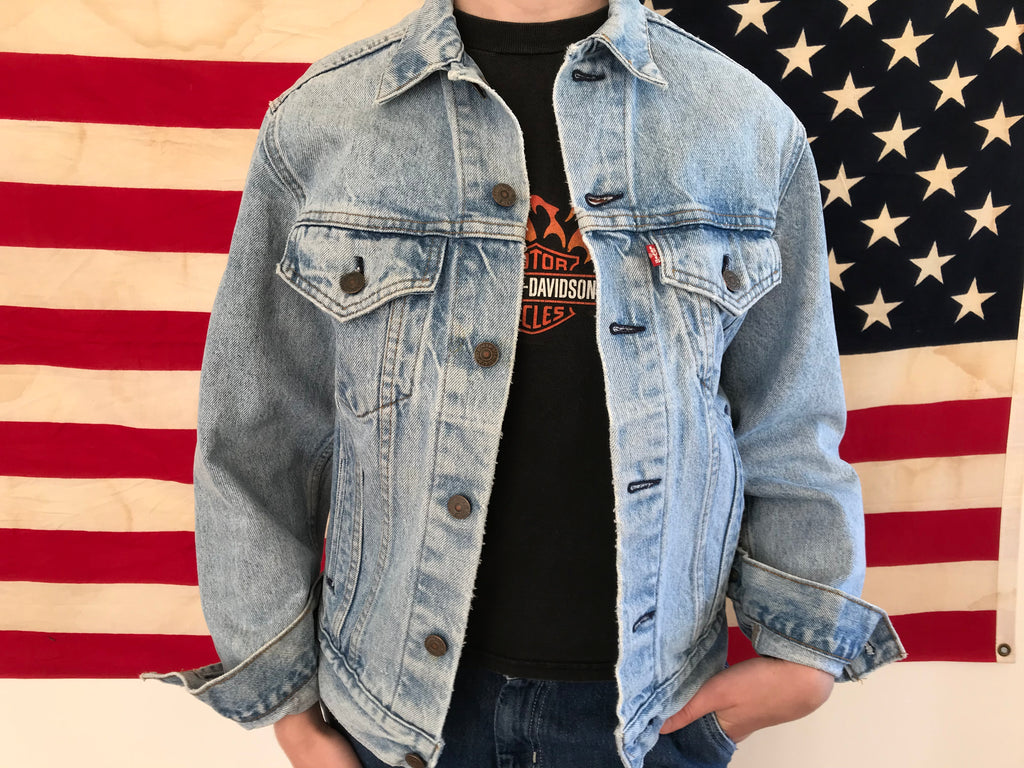 Levis Denim Vintage Mens Trucker Jacket Made in USA