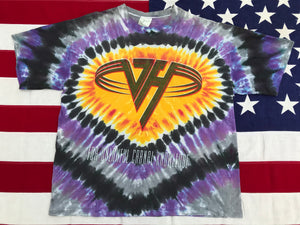Van Halen For Unlawful Carnal Knowledge 1991 Original Vintage Rock T-Shirt Tie Dye by Silkworm Made in USA