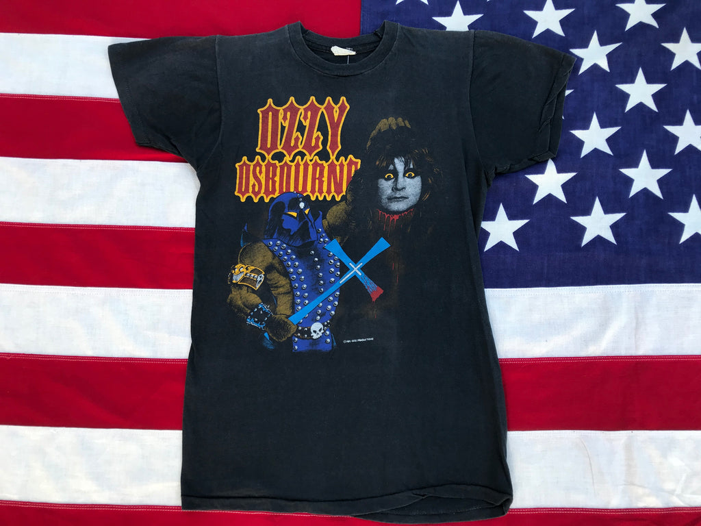 OZZY Osborne 1982 Tour Original Vintage Rock T-Shirt by Screen Stars Made in USA