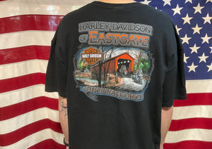 Harley Davidson Vintage Mens T-Shirt ©️2011 H-D Cincinnati Ohio USA