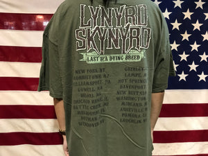 Lynyrd Skynyrd 2009 Last Of A Dying Breed Tour Original Vintage Rock T-Shirt