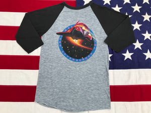 ZZTOP 1986 Afterburner Tour Original Vintage Rock T-Shirt Raglan Sleeve 50/50  Made in USA