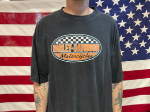 Harley Davidson Vintage Mens T-Shirt Dated©️1998 H-D New Orleans, LA  Made in  USA