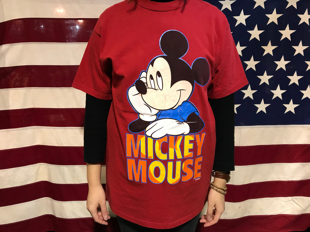 Mickey Mouse 90’s Vintage Crew T-Shirt by Mickey Unlimited Disney