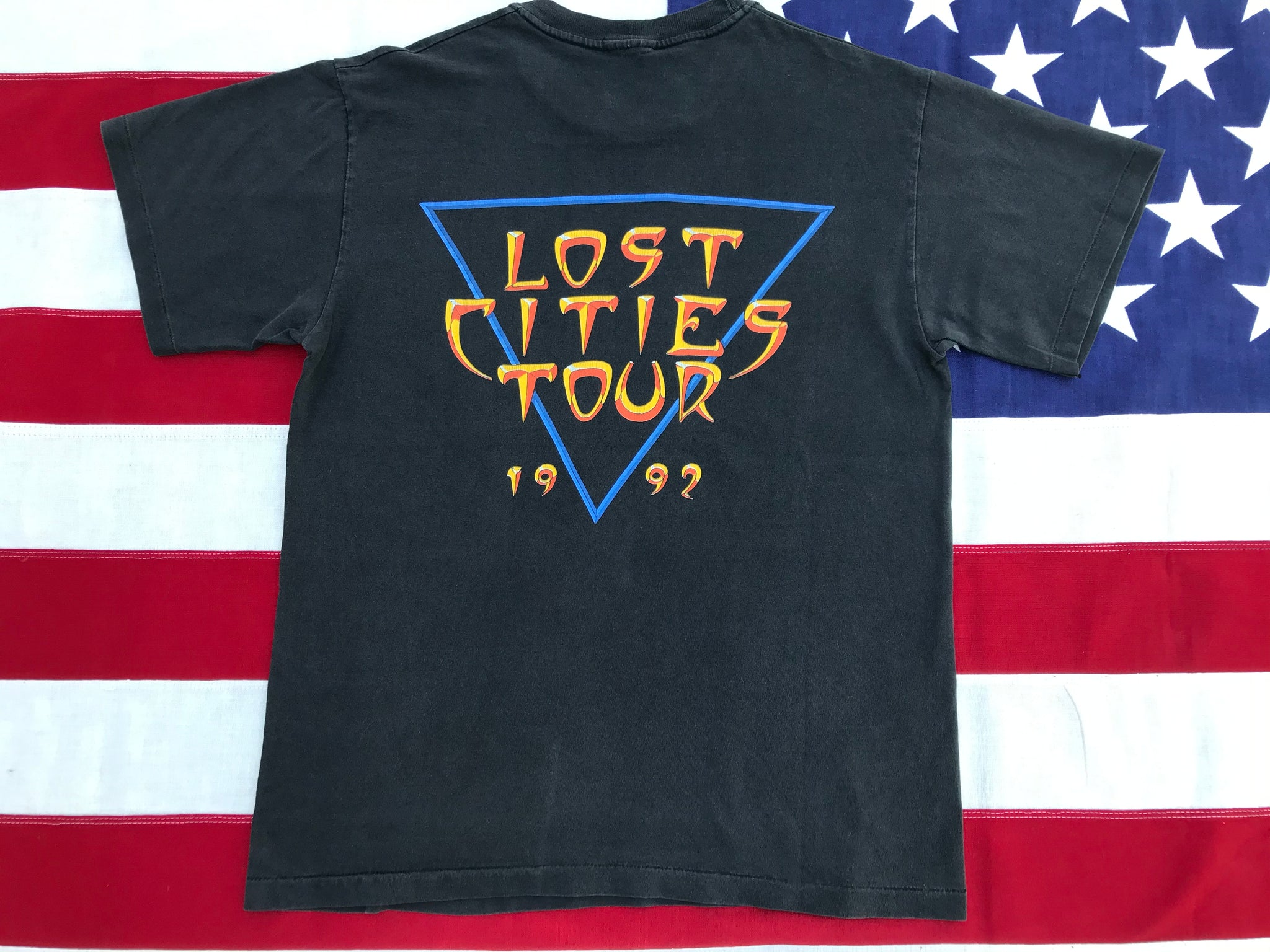 Steve Miller Band Lost Cities Tour 1992 Original Vintage Rock T-Shirt by Winterland USA
