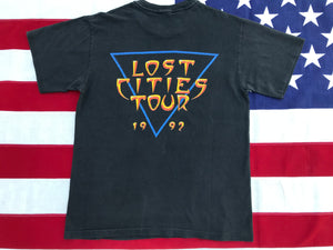 Steve Miller Band Lost Cities Tour 1992 Original Vintage Rock T-Shirt by Winterland USA