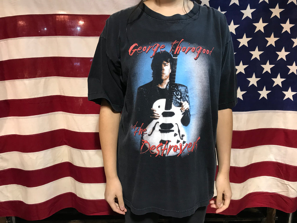 George Thorogood & The Destroyers Half a Boy Half a Man 90’s Tour Original Vintage Rock T-Shirt