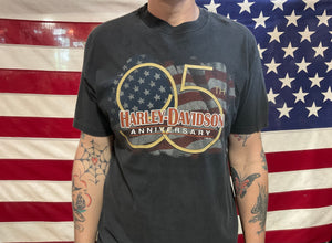 Harley Davidson Vintage Mens T-Shirt Print Year ©️1997 H-D 95th Anniversary Waco Texas Made In USA